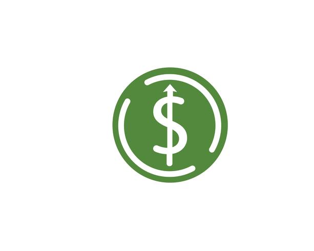 modelo de vetor de logotipo de dinheiro