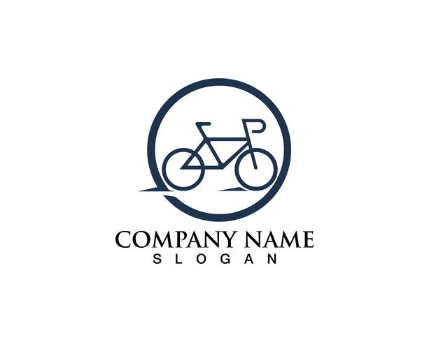 Vetor de logotipo e símbolos de bicicleta