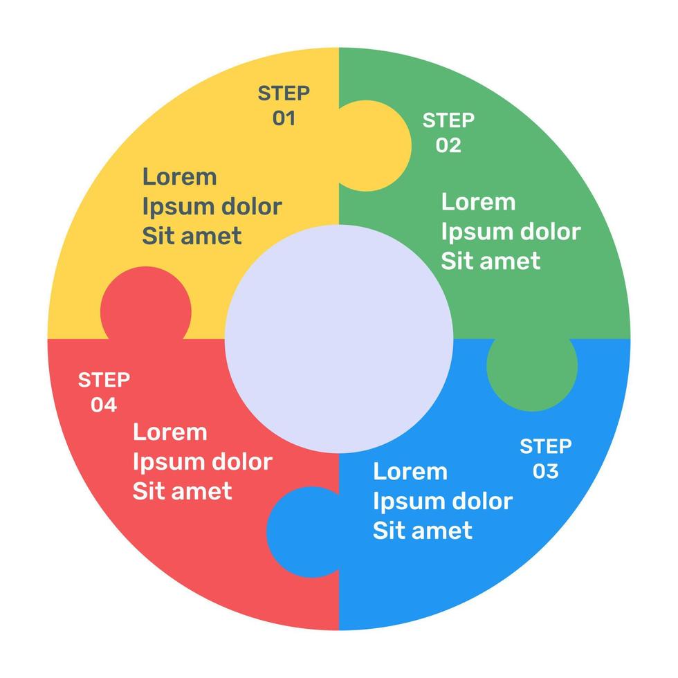 ícone de gráfico de círculo em design editável plano vetor