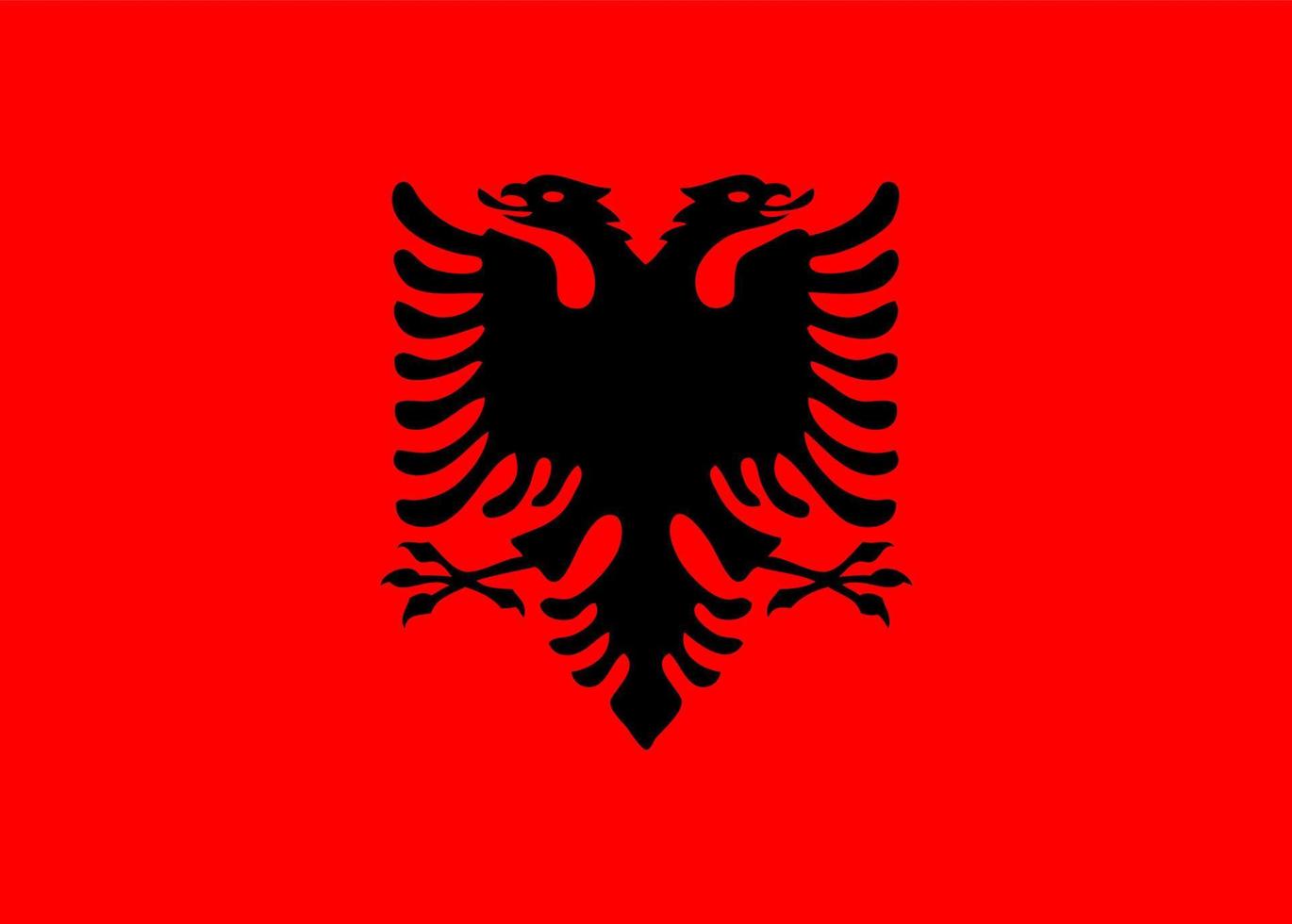 bandeira da albânia vetor