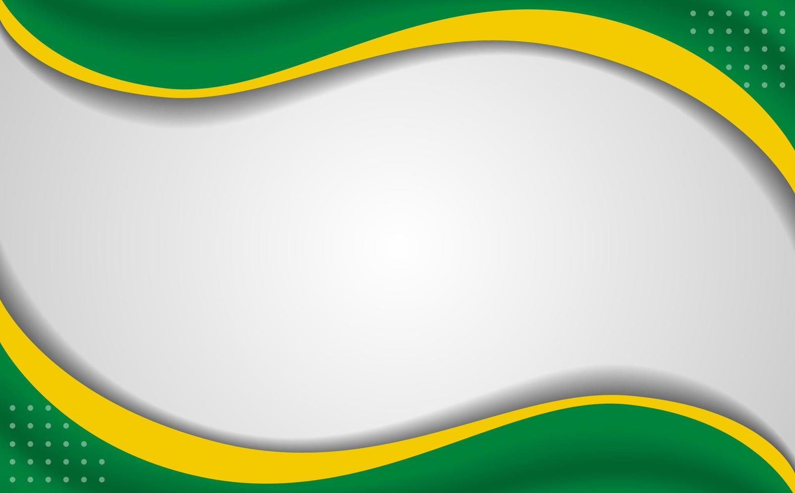 fundo de bandeira do brasil de espaço em branco vetor