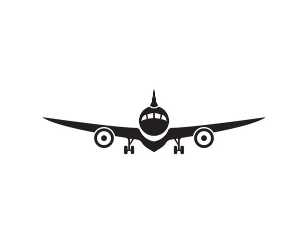 Aeronave, avião, rótulo de logotipo de companhia aérea. Viagem, viagens aéreas, símbolo de avião. Ilustração vetorial vetor