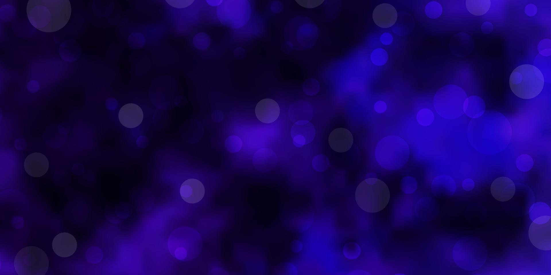 pano de fundo vector roxo escuro com pontos.