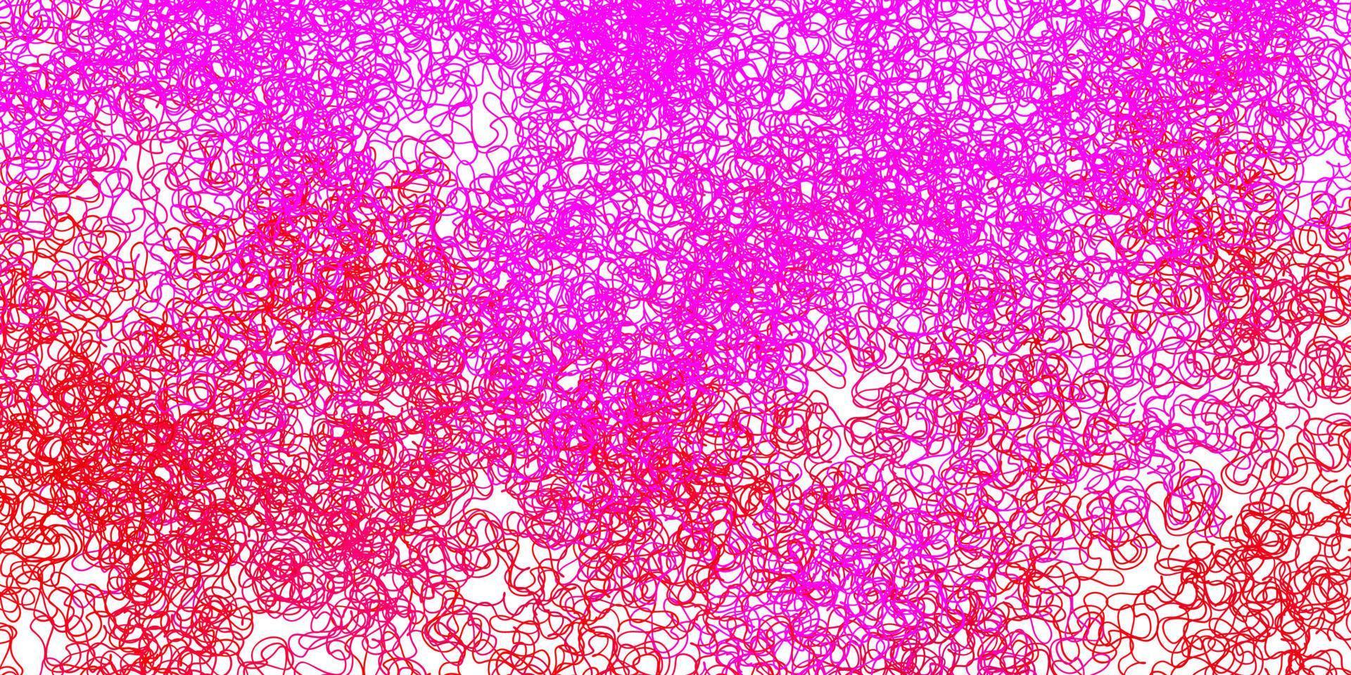 textura vector rosa escuro com curvas.