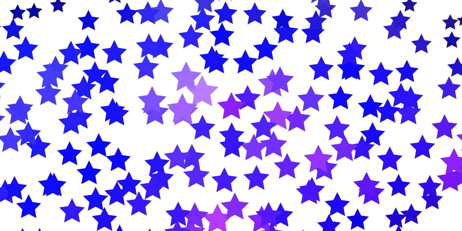 fundo vector roxo escuro com estrelas pequenas e grandes.