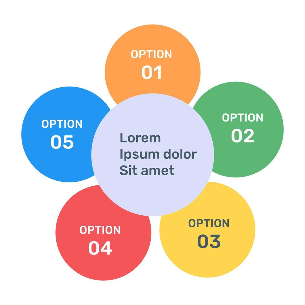 um ícone de infográfico colorido em design editável vetor