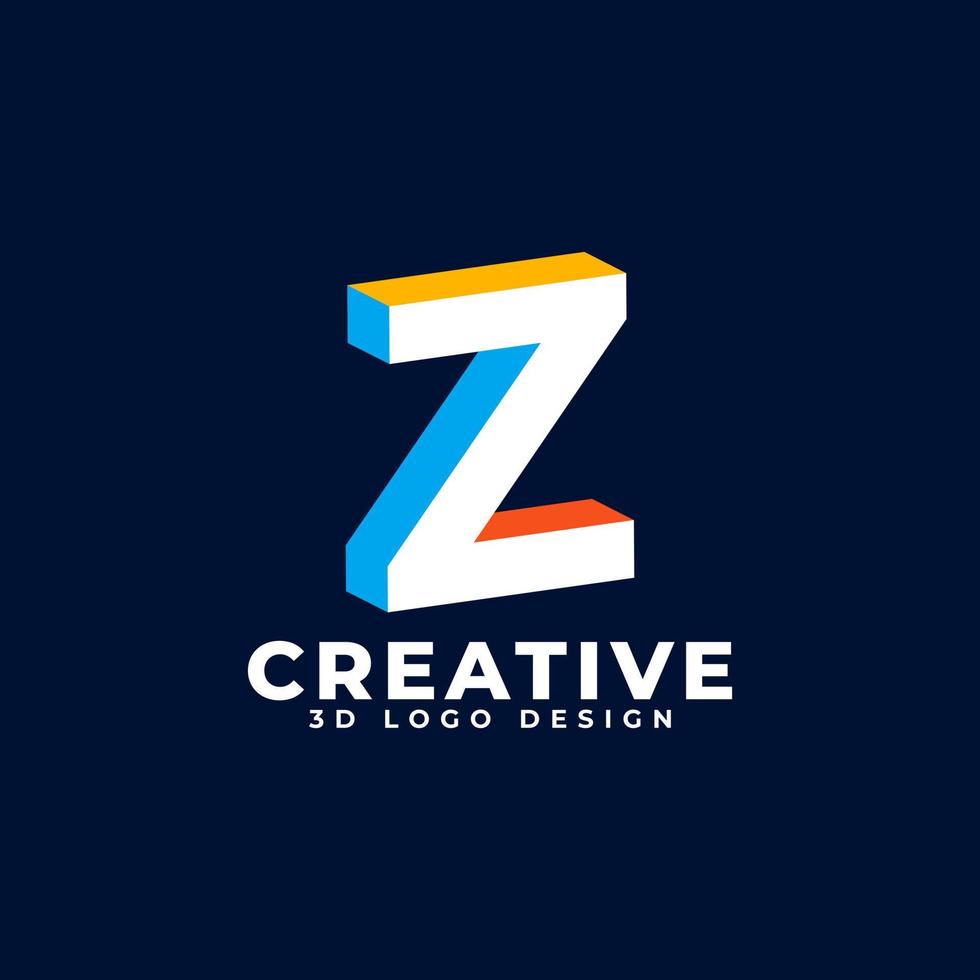 alfabeto do logotipo da letra z. utilizável para logotipos de negócios e branding. vetor