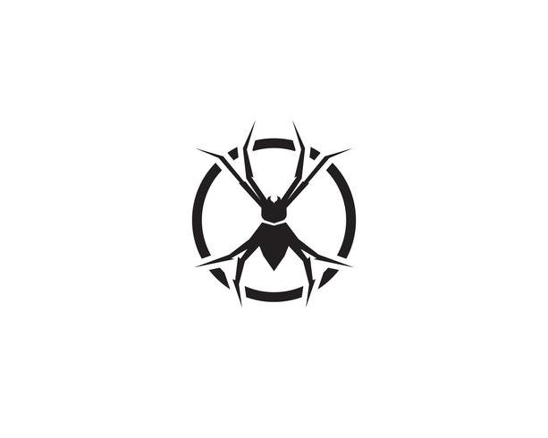 Ilustrações de vetor de logotipo de aranha