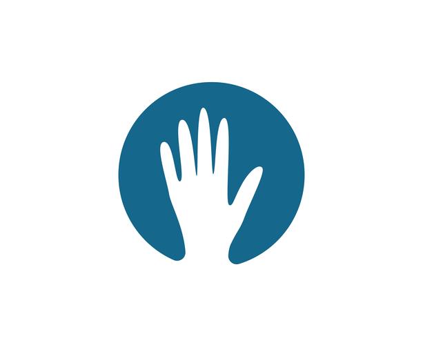 Hand Care Logo Template ícone de vetor símbolos de negócios