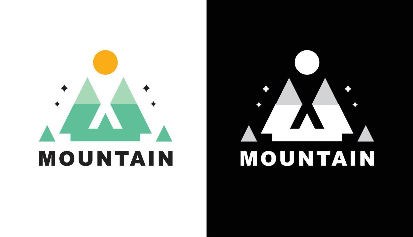 m mounth asas logotipo simples, logotipo letra m para marca e empresa vetor