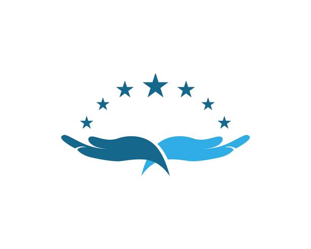 Hand Care Logo Template ícone de vetor símbolos de negócios