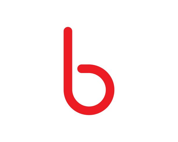 B Letter Logo Negócios modelo Vector ícone