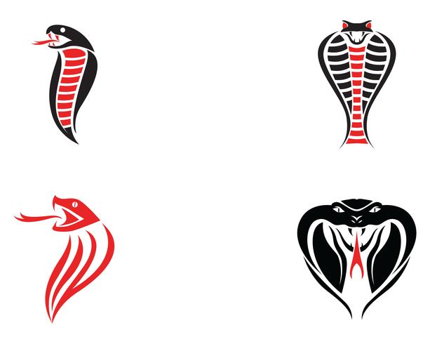 viper cobra elemento de design de logotipo. ícone de cobra de perigo. símbolo da víbora vetor