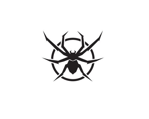 Ilustrações de vetor de logotipo de aranha