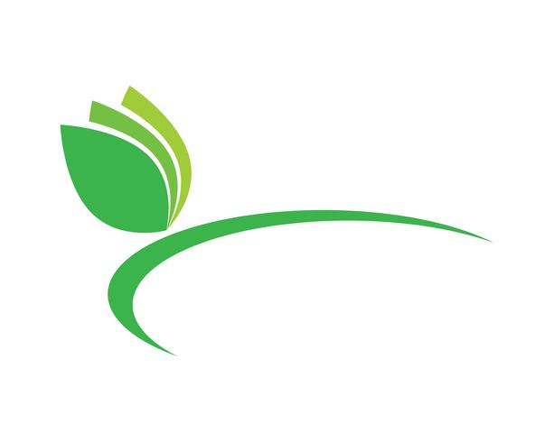 Imagem de vetor verde único negócio agricultura logotipo modelo