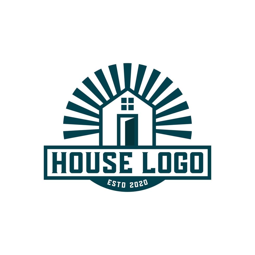 design de logotipo imobiliário criativo. logotipo de vetor de propriedade e construção.