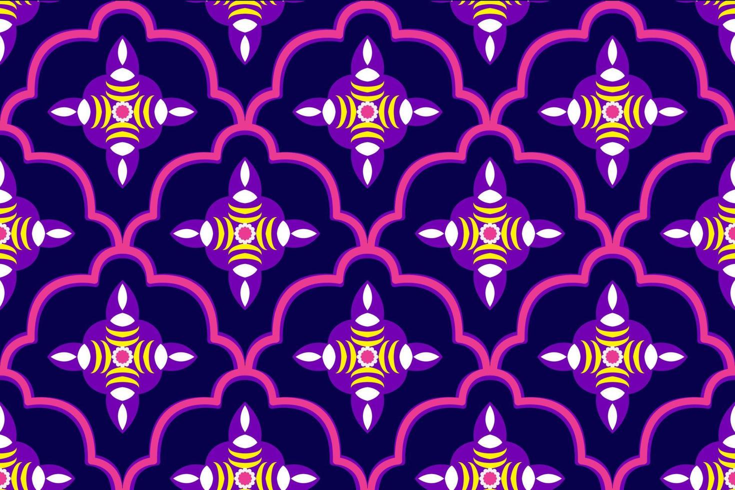 design de padrão sem emenda étnico marroquino abstrato. tecido asteca tapete mandala ornamento chevron têxtil decoração papel de parede. fundo de vetor de bordado tradicional indiano africano peru tribal