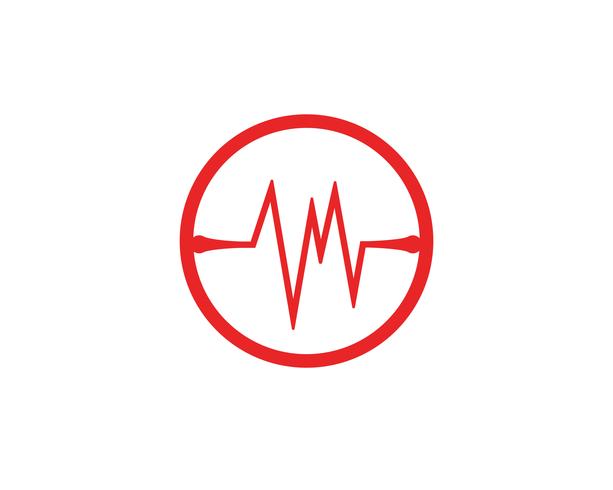 ícone de vetor de logotipo de onda sonora