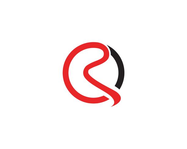 Logotipo e símbolos do logotipo das letras do logotipo de R vetor
