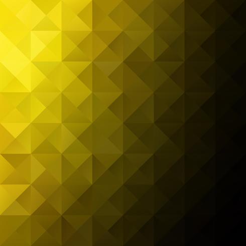 Fundo de mosaico de grade amarelo, modelos de Design criativo vetor
