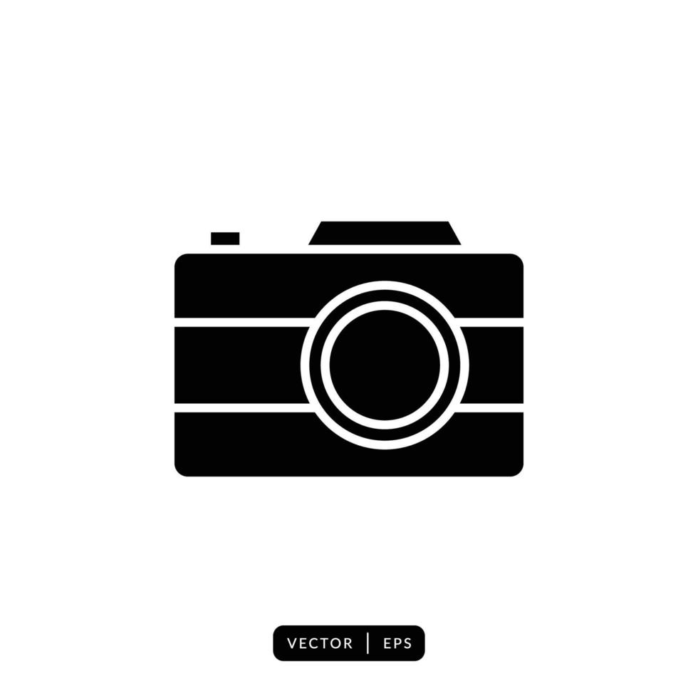 vetor de ícone de câmera - sinal ou símbolo