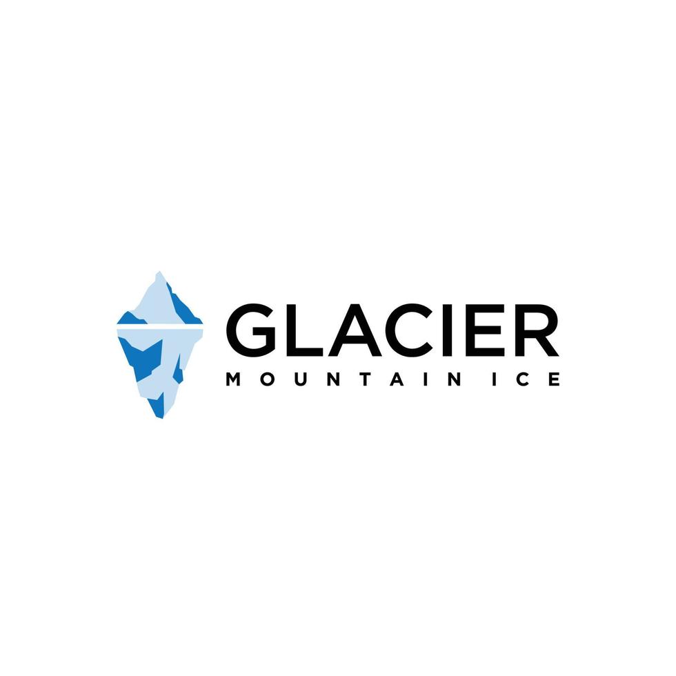 download de modelo de gelo de montanha glaciar vetor