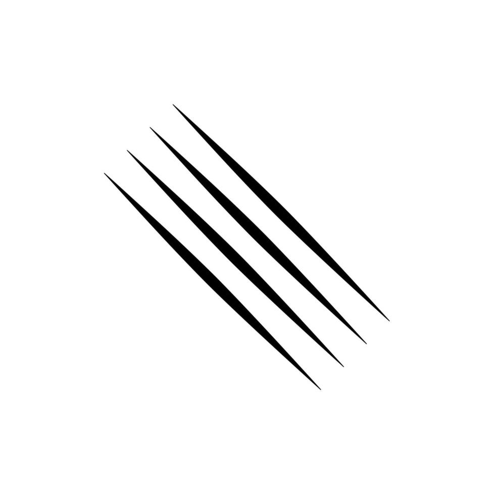 raspe o ícone do logotipo de vetor de quatro linhas