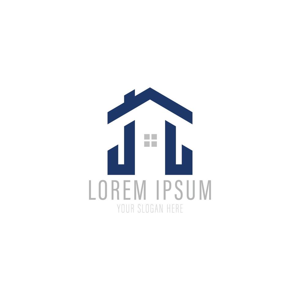 logotipo de casa limpa para empresa imobiliária. vetor