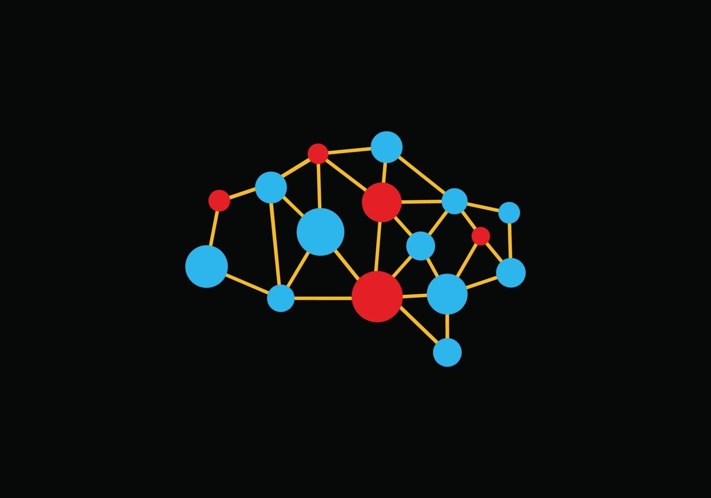 cérebro lógica logotipo ícone símbolo design inspiração vetor