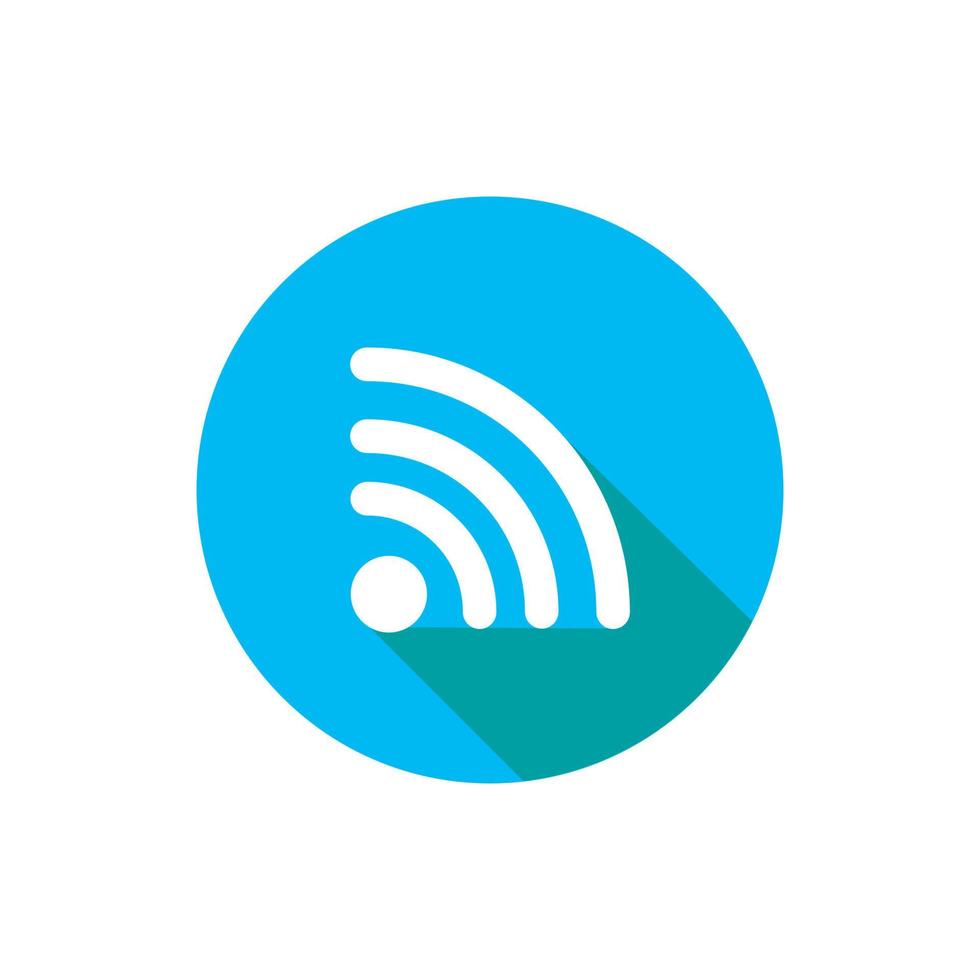 ilustração de modelo de logotipo de ícone wifi vetor