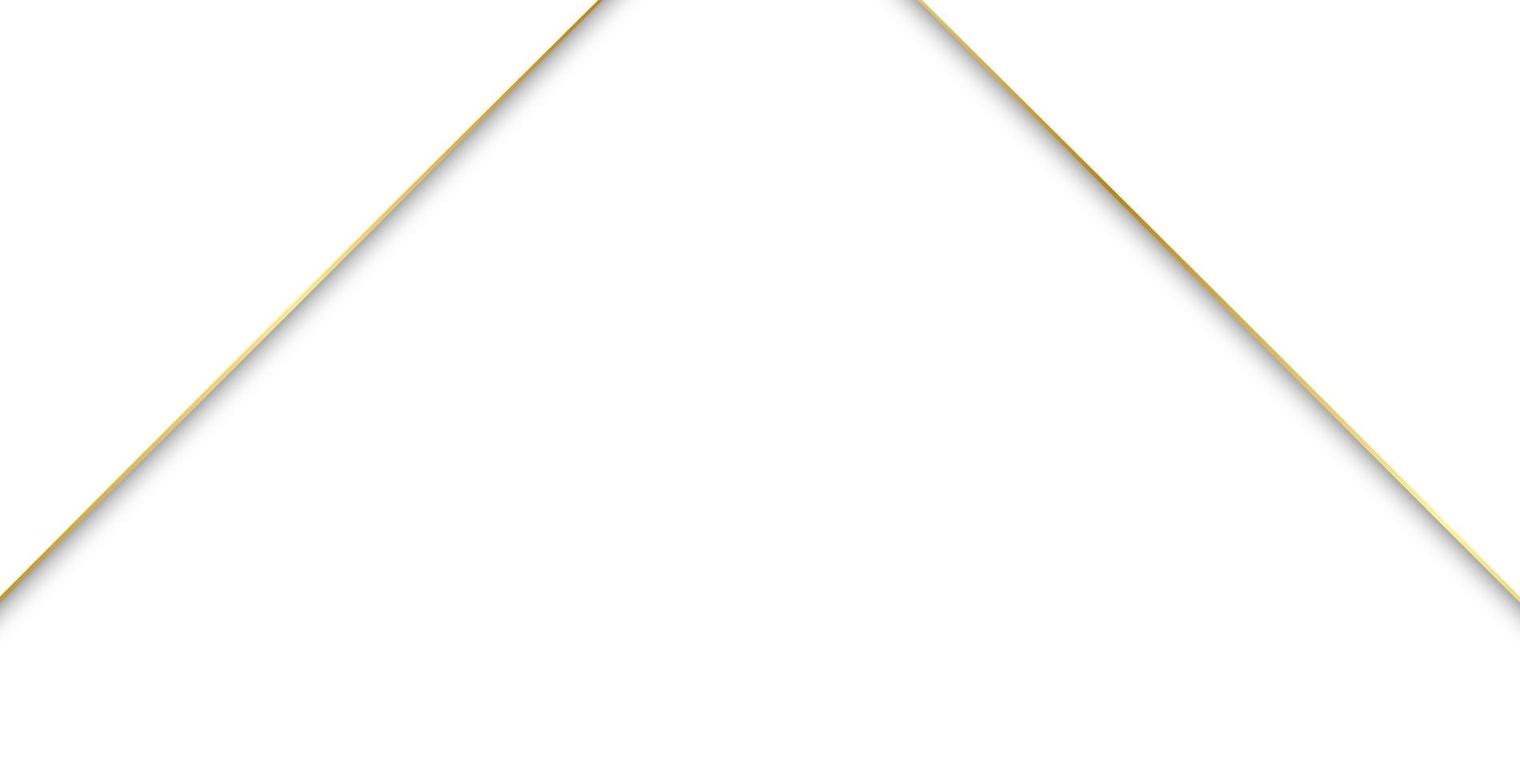 fundo branco abstrato com linhas douradas - vetor