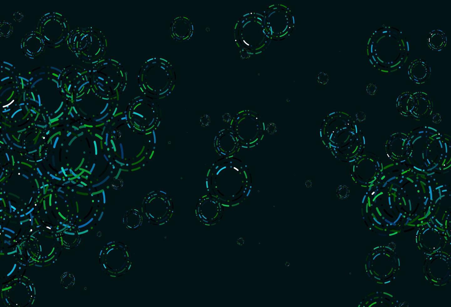 fundo vector azul e verde claro com bolhas.