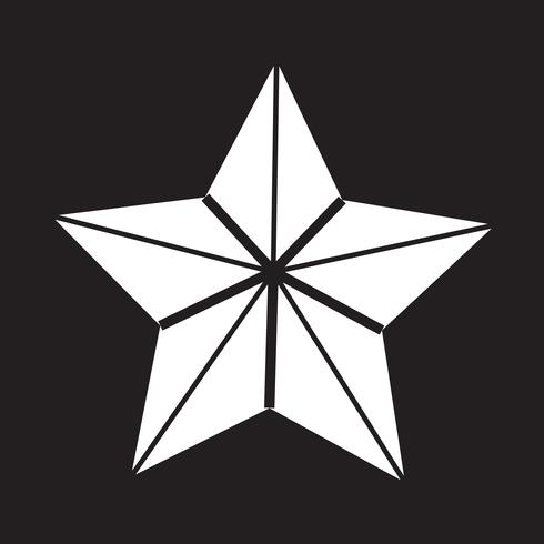 Estrela, símbolo, sinal símbolo vetor