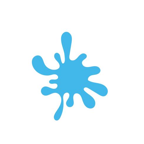 Splash Water Logo Template Ilustração vetorial vetor
