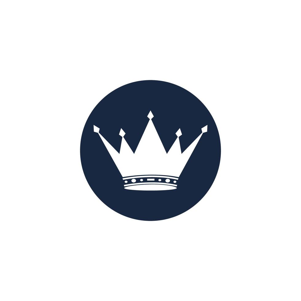 rei real rainha princesa coroa vetor elementos de ícone de fundo do logotipo
