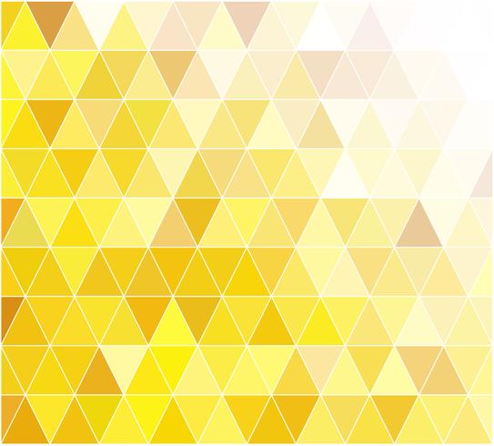 Fundo de mosaico de grade amarelo, modelos de Design criativo vetor