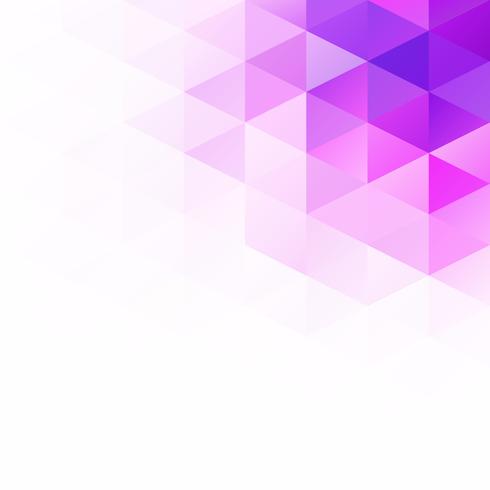 Fundo de mosaico de grade roxo, modelos de Design criativo vetor