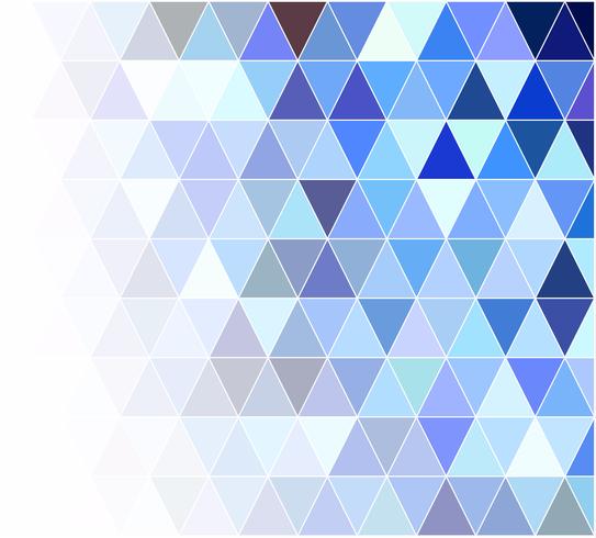 Fundo de mosaico de grade azul, modelos de Design criativo vetor