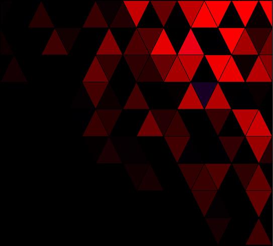 Quadrado vermelho grade de fundo do mosaico, modelos de Design criativo vetor