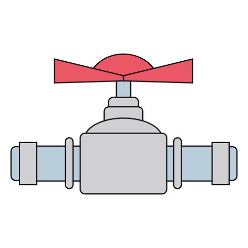 construção de equipamentos de reparação de tubos de canalização vetor