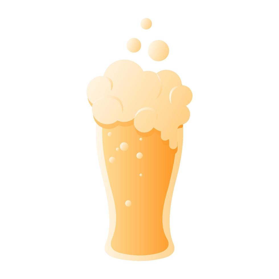 bebida legal cerveja ilustração vetorial dos desenhos animados objeto isolado vetor