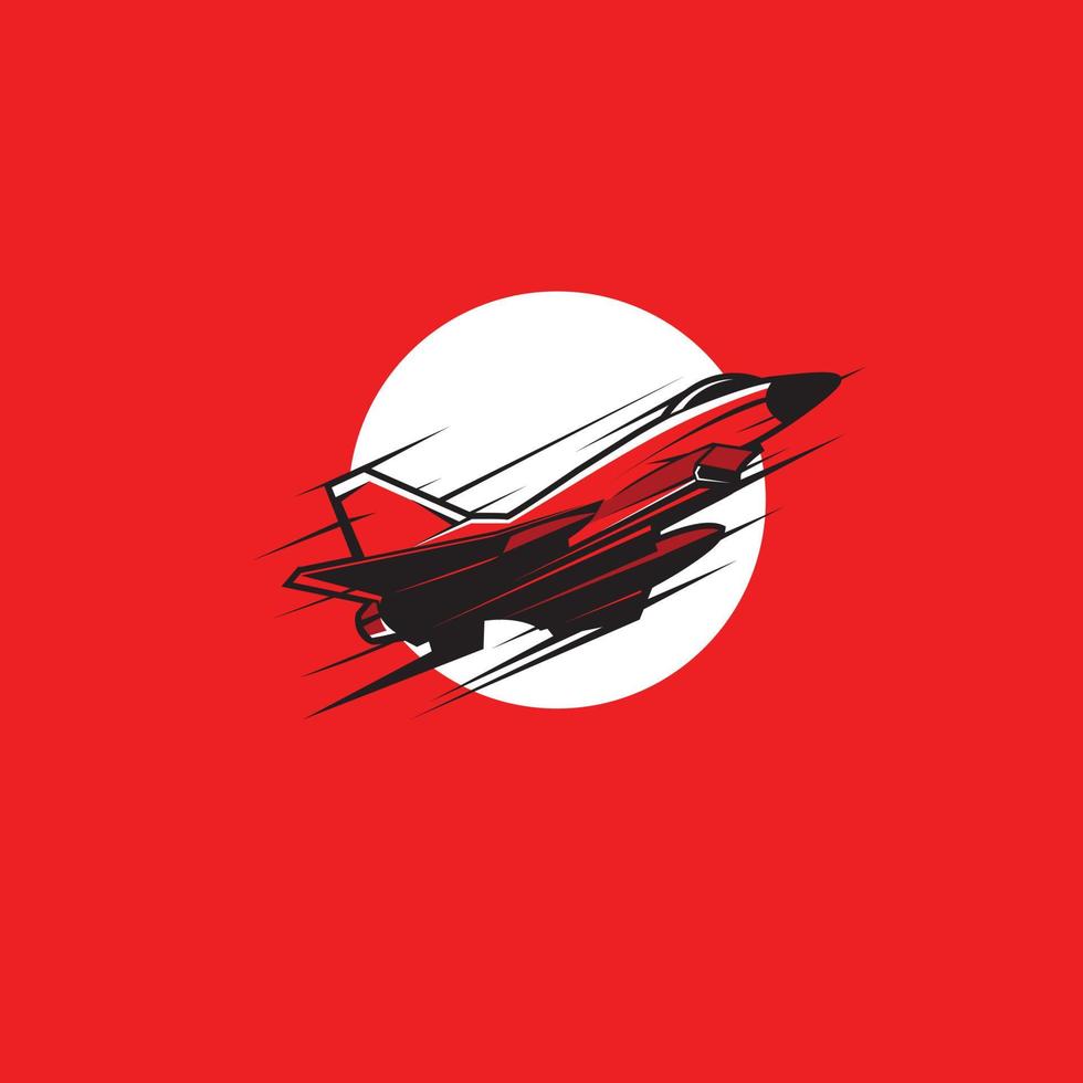 logotipo do jato de velocidade vetor