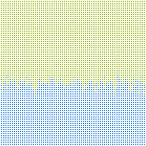Cor azul do verde abstrato do pixel do fundo quadrado da decoração do teste padrão da arte da tecnologia. Você pode usar para impressão na moda, papel, design da capa. vetor