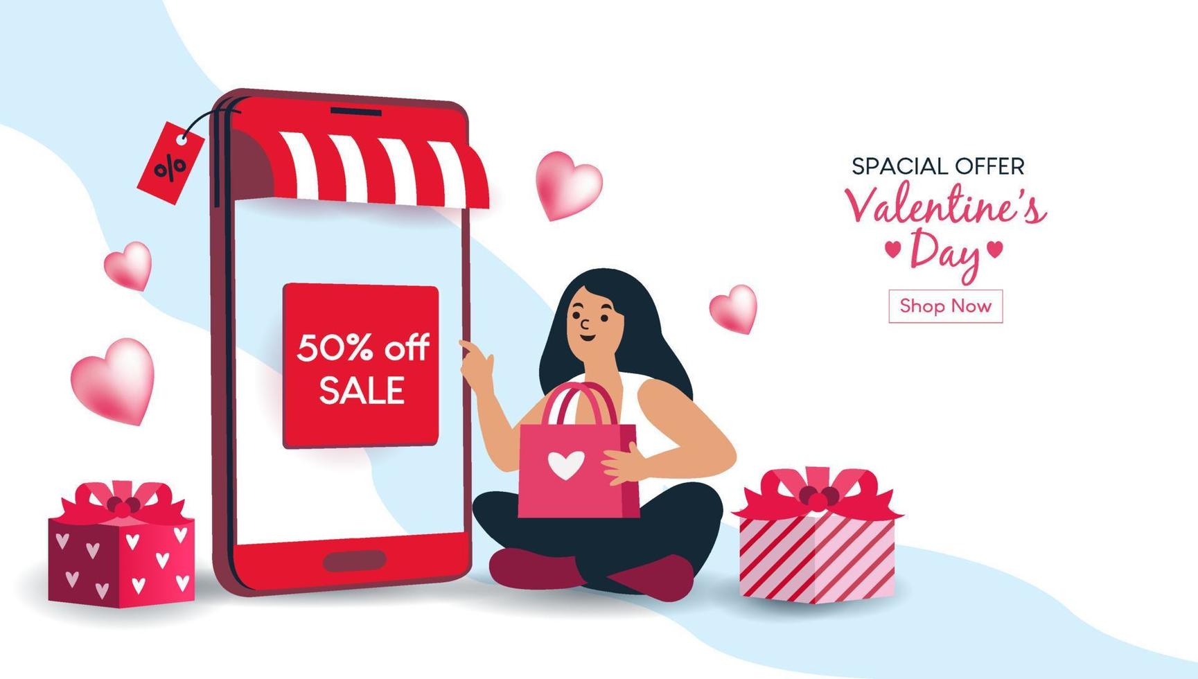 mulheres felizes com compras no celular pagam com cartão de crédito. compras on-line em uma loja on-line em um site ou aplicativo móvel. conceito vetorial adora fazer compras. design para banner de venda, marketing digital. vetor