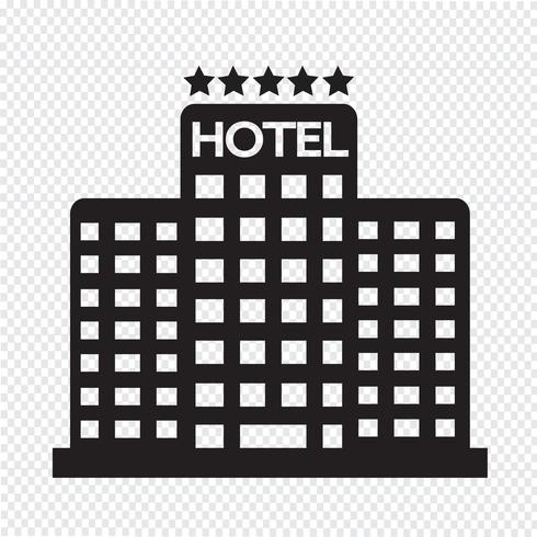 Cinco Estrelas Hotel Icon vetor