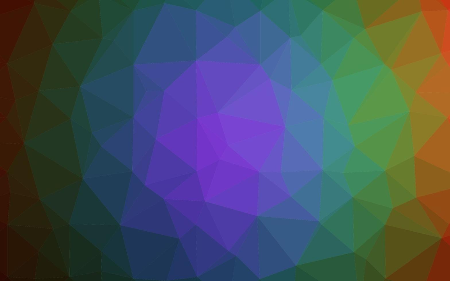 capa de poliéster de vetor de arco-íris multicolorido escuro.