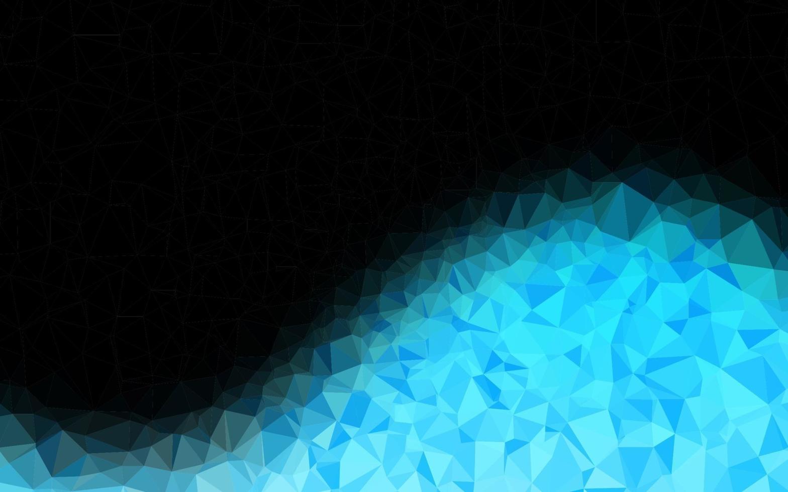 layout poligonal abstrato de vetor azul claro.