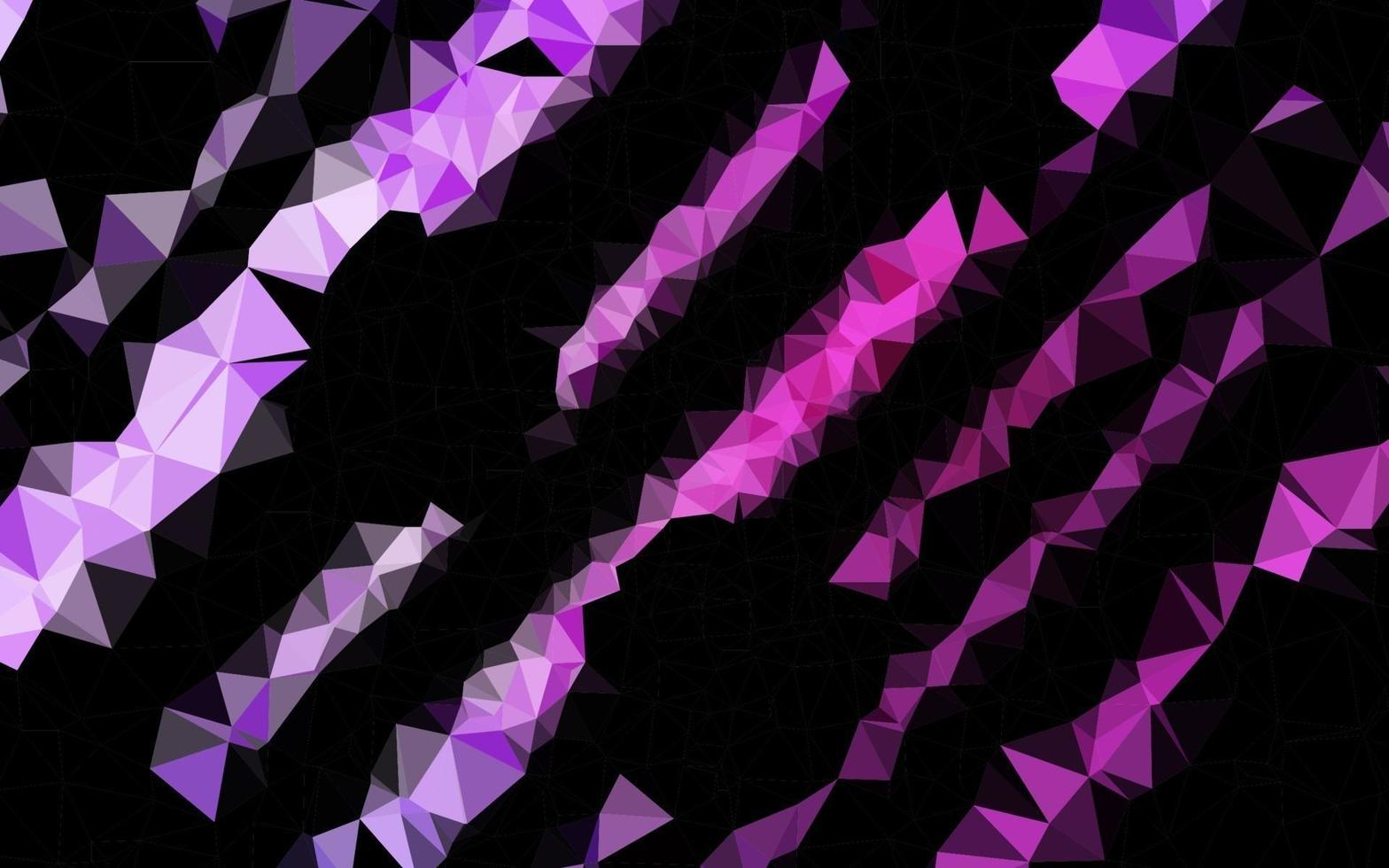 modelo triangular brilhante vector rosa claro.