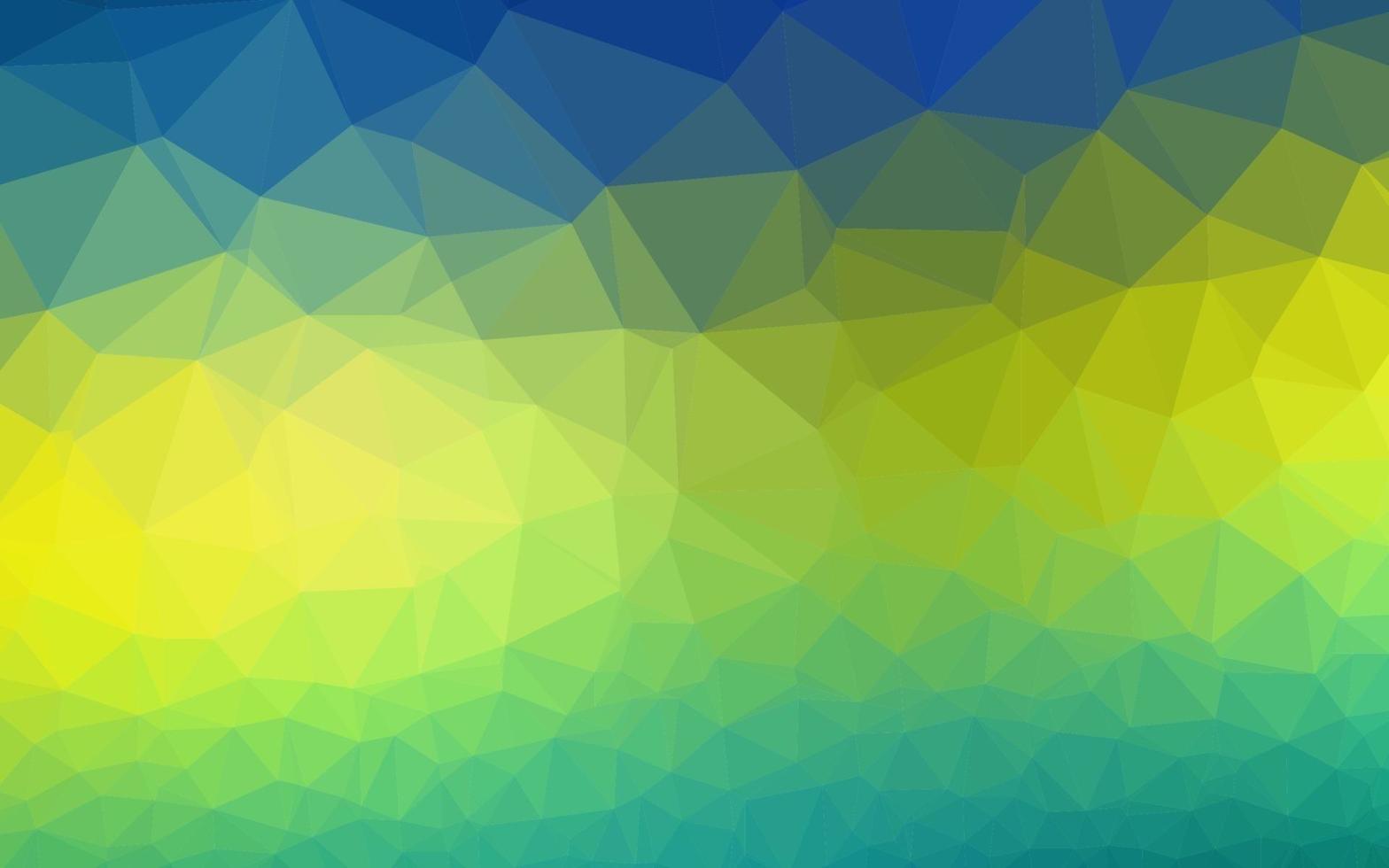 textura poligonal abstrata de vetor azul escuro, amarelo.