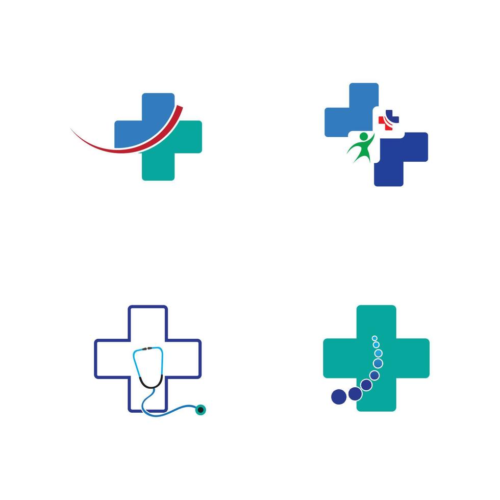 ilustração do logotipo médico vetor